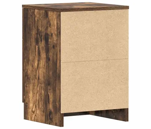 Öökapid 2 Tk, Suitsutatud Tamm, 38 X 35 X 56 cm Tehispuit