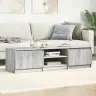 Tv Skapītis, Pelēka Ozolkoka, 140X40X35,5 Cm, Inženierijas Koks Vidaxl