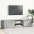 Tv Skapītis, Pelēka Ozolkoka, 140X40X35,5 Cm, Inženierijas Koks Vidaxl