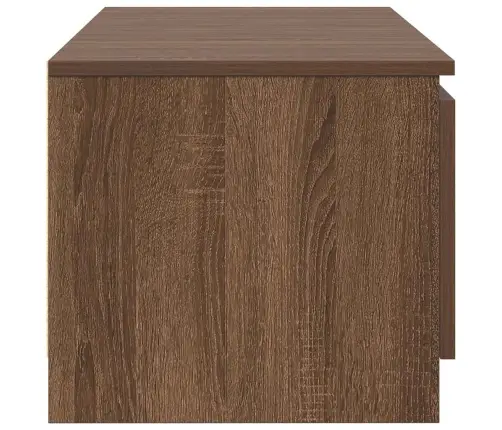 Tv Skapītis, Brūna Ozola, 140X40X35,5 Cm, Inženierijas Koks Vidaxl