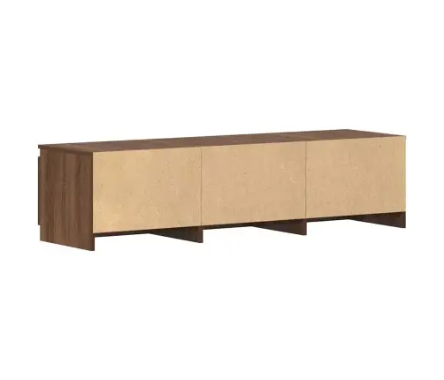 Tv Skapītis, Brūna Ozola, 140X40X35,5 Cm, Inženierijas Koks Vidaxl