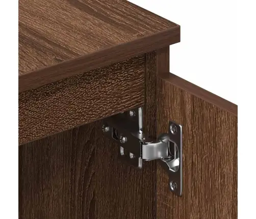 Tv Skapītis, Brūna Ozola, 140X40X35,5 Cm, Inženierijas Koks Vidaxl