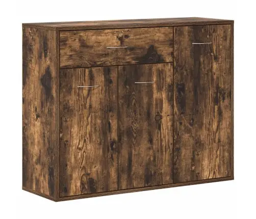 Šoninė Spintelė, Dūminio Ąžuolo, 88X30X70cm Apdirbta Mediena