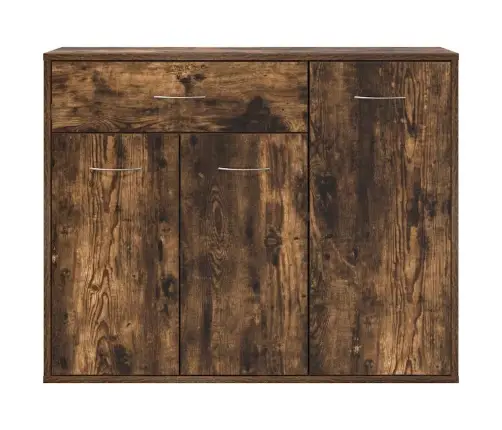 Šoninė Spintelė, Dūminio Ąžuolo, 88X30X70cm Apdirbta Mediena