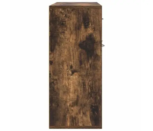 Šoninė Spintelė, Dūminio Ąžuolo, 88X30X70cm Apdirbta Mediena