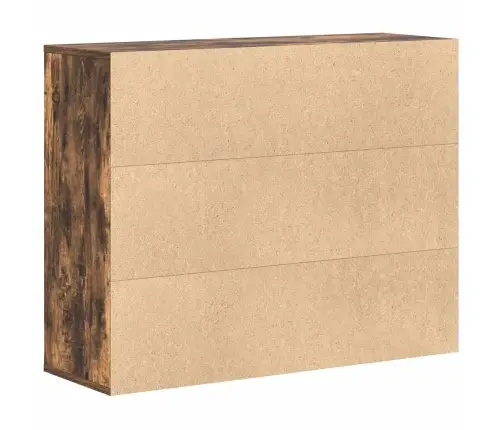 Šoninė Spintelė, Dūminio Ąžuolo, 88X30X70cm Apdirbta Mediena