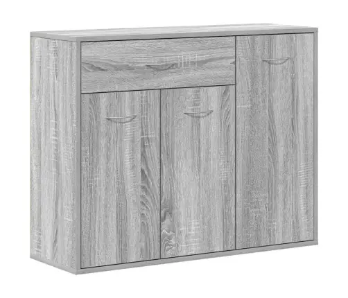 Kumode, Pelēka Ozolkoka Krāsa, 88X30X70 Cm, Inženierijas Koks Vidaxl