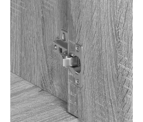 Kumode, Pelēka Ozolkoka Krāsa, 88X30X70 Cm, Inženierijas Koks Vidaxl