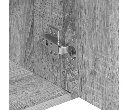 Kumode, Pelēka Ozolkoka Krāsa, 88X30X70 Cm, Inženierijas Koks Vidaxl