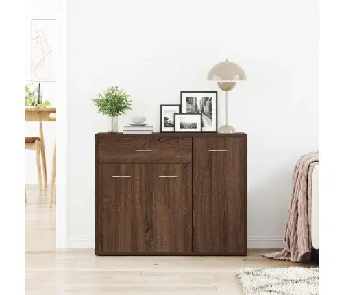 Kumode, Brūna Ozola, 88X30X70 Cm, Inženierijas Koks Vidaxl