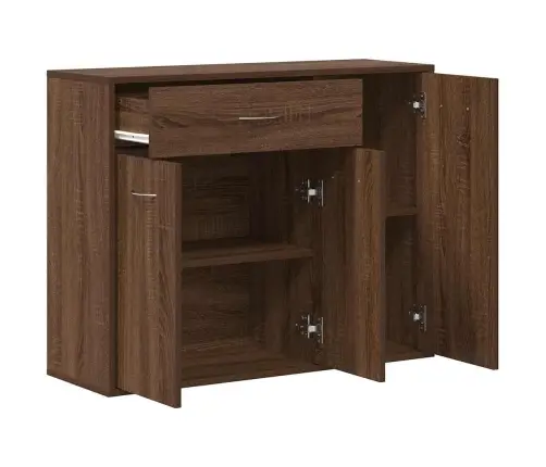 Kumode, Brūna Ozola, 88X30X70 Cm, Inženierijas Koks Vidaxl