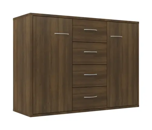 Kumode, Ozolkoka Krāsa, 88X30X65 Cm, Inženierijas Koks Vidaxl