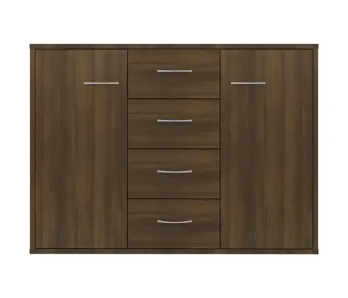 Kumode, Ozolkoka Krāsa, 88X30X65 Cm, Inženierijas Koks Vidaxl