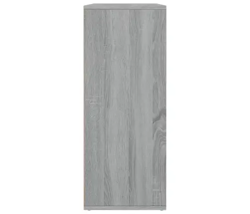 Kumode, Pelēka Ozola Krāsa, 60X30X75 Cm, Inženierijas Koks Vidaxl