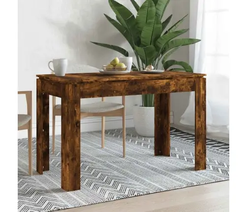 Virtuves Galds, Ozolkoka Krāsa, 120X60X76 Cm, Inženierijas Koks Vidaxl