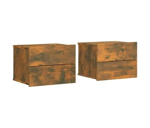 Naktsskapīši, 2 Gb., Koka Krāsa, 40X30X30 Cm, Inženierijas Koks Vidaxl