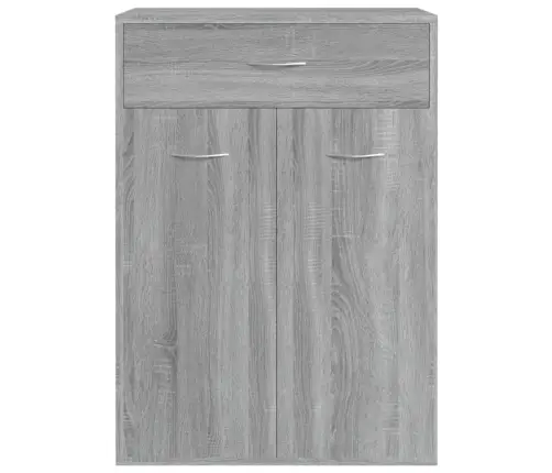 Apavu Plaukts, Pelēka Ozola, 60X35X84 Cm, Inženierijas Koks Vidaxl