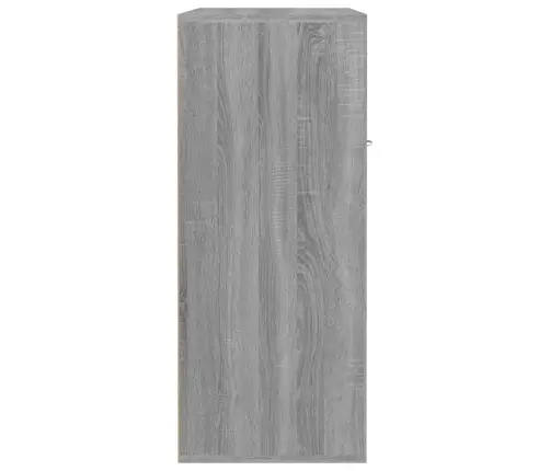 Apavu Plaukts, Pelēka Ozola, 60X35X84 Cm, Inženierijas Koks Vidaxl