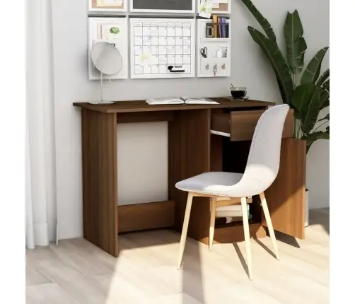 Kirjutuslaud, Pruun Tamm, 100 X 50 X 76 cm Tehispuit