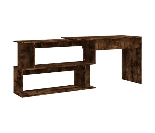 Stūra Rakstāmgalds, Ozola Krāsā, 200X50X76Cm, Inženierijas Koks Vidaxl