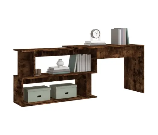 Stūra Rakstāmgalds, Ozola Krāsā, 200X50X76Cm, Inženierijas Koks Vidaxl