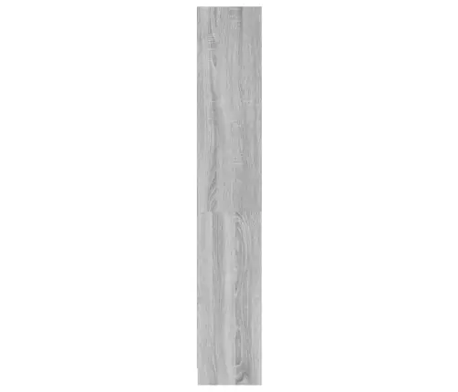 4-Līmeņu Grāmatplaukts, Pelēks, 60X24X142 Cm, Inženierijas Koks Vidaxl