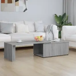Kafijas Galdiņš, Pelēka Ozola, 150X50X35 Cm, Inženierijas Koks Vidaxl