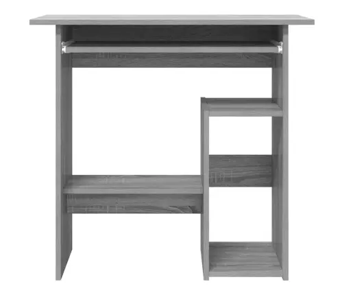 Rakstāmgalds, Pelēka Ozolkoka, 80X45X74 Cm, Inženierijas Koks Vidaxl