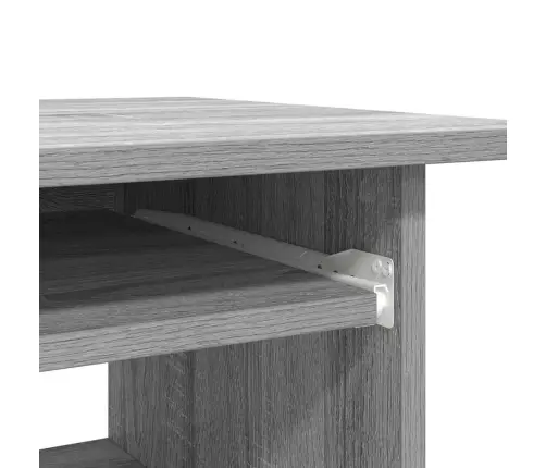 Rakstāmgalds, Pelēka Ozolkoka, 80X45X74 Cm, Inženierijas Koks Vidaxl