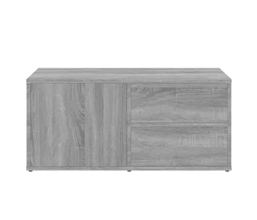 Tv Skapītis, Pelēka Ozolkoka, 80X34X36 Cm, Inženierijas Koks Vidaxl