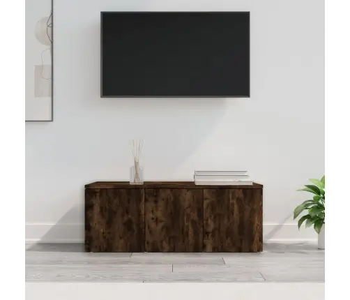 Telerikapp, Suitsutatud Tamm, 80 X 34 X 30 cm Tehispuit