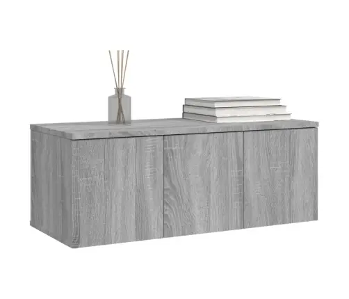 Tv Skapītis, Pelēka Ozolkoka, 80X34X30 Cm, Inženierijas Koks Vidaxl