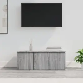 Tv Skapītis, Pelēka Ozolkoka, 80X34X30 Cm, Inženierijas Koks Vidaxl