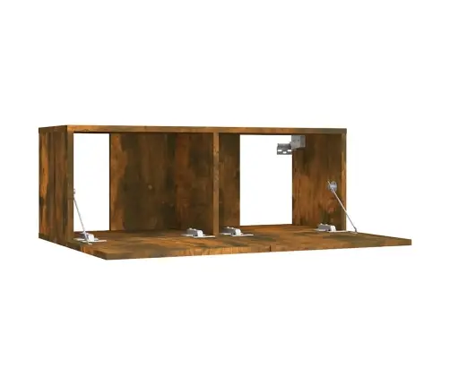 Telerikapp, Suitsutatud Tamm, 80 X 30 X 30 cm Tehispuit