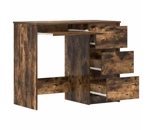 Rakstāmgalds, Ozolkoka Krāsa, 90X45X76 Cm, Inženierijas Koks Vidaxl