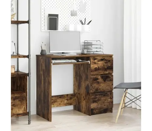 Rakstāmgalds, Ozolkoka Krāsa, 90X45X76 Cm, Inženierijas Koks Vidaxl