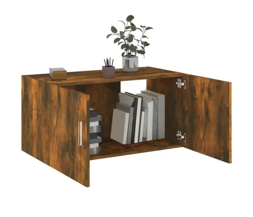 Sienas Skapītis, Ozolkoka Krāsa, 80X39X40 Cm, Inženierijas Koks Vidaxl