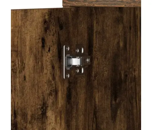 Vannitoakapp, Suitsutatud Tamm, 30 X 30 X 183,5 cm Tehispuit Vannitoakapp, Suitsutatud Tamm, 30 X 30 X 183,5 cm Tehispuit