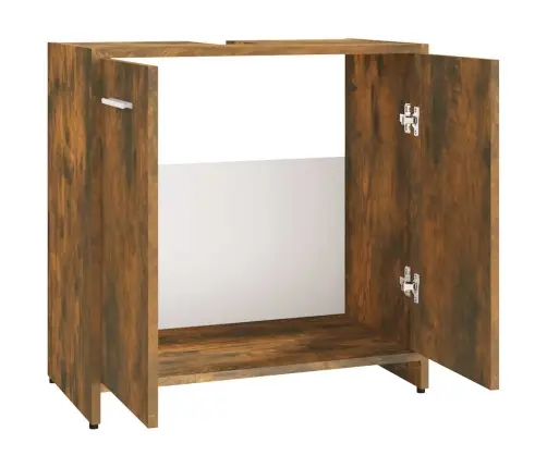 Vannasistabas Skapītis, Ozola, 60X33X60 Cm, Inženierijas Koks Vidaxl Vannasistabas Skapītis, Ozola, 60X33X60 Cm, Inženierijas Koks Vidaxl