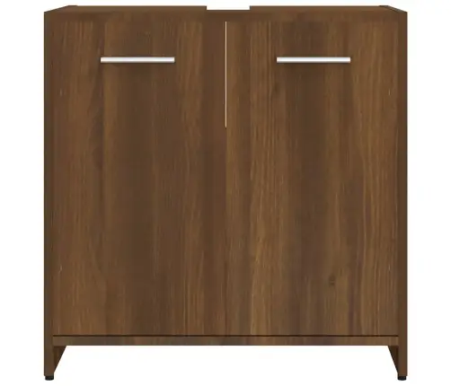 Vannasistabas Skapītis, Ozola, 60X33X60 Cm, Inženierijas Koks Vidaxl Vannasistabas Skapītis, Ozola, 60X33X60 Cm, Inženierijas Koks Vidaxl