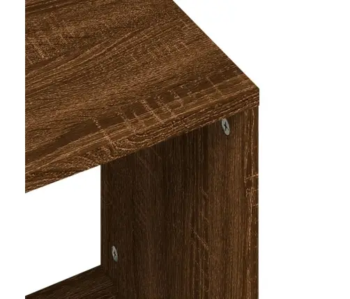 Kafijas Galdiņi, 2 Gab., Sabīdāmi, Brūni, Inženierijas Koks Vidaxl