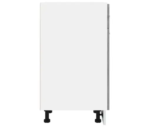 Sahtlitega Alumine Kapp "Lyon", Hall, Sonoma, 30 X 46 X 81,5 cm Töödeldud Puit