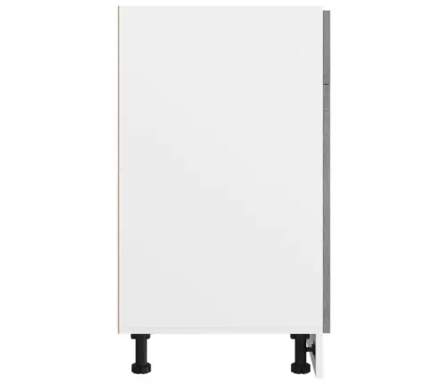 Sahtlitega Alumine Kapp "Lyon", Hall, Sonoma, 40 X 46 X 81,5 cm Töödeldud Puit