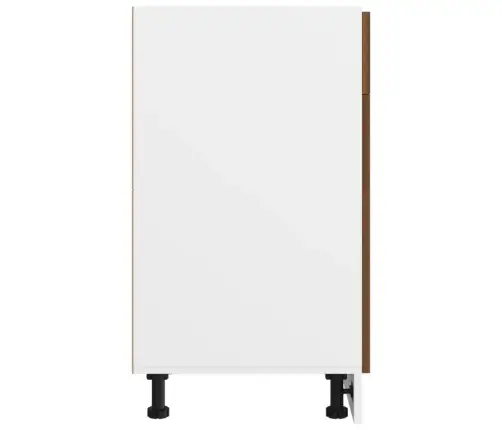 Sahtlitega Alumine Kapp "Lyon", Pruun Tamm 40 X 46 X 81,5 cm Töödeldud Puit