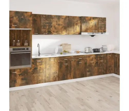 Sahtlitega Alumine Kapp "Lyon", Suitsutatud Tamm, 50 X 46 X 81,5 cm Töödeldud Puit