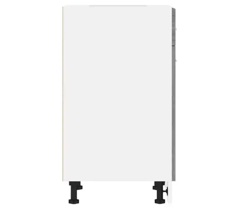 Sahtlitega Alumine Kapp "Lyon", Hall, Sonoma, 50 X 46 X 81,5 cm Töödeldud Puit