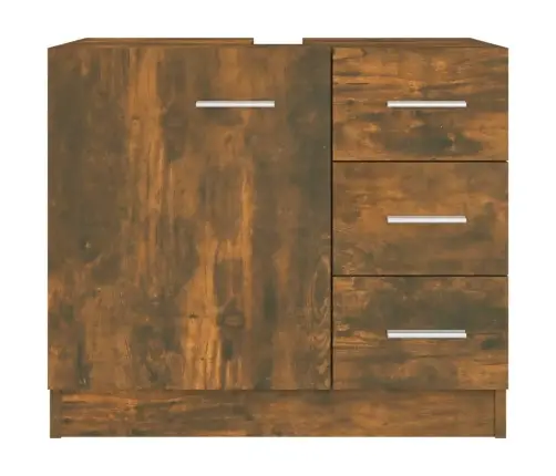 Izlietnes Skapītis, Ozola Krāsa, 63X30X54 Cm, Inženierijas Koks Vidaxl Izlietnes Skapītis, Ozola Krāsa, 63X30X54 Cm, Inženierijas Koks Vidaxl