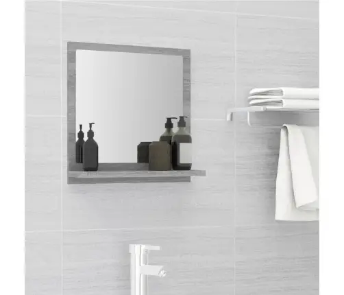 Vannitoapeegel, Hall Sonoma Tamm, 40 X 10,5 X 37 cm Tehispuit