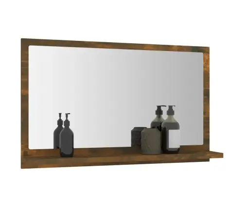 Vannitoapeegel, Suitsutatud Tamm, 60X10,5X45 cm Tehispuit