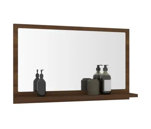 Vonios Veidrodis, Rudas Ąžuolo, 60X10,5X37cm Mediena